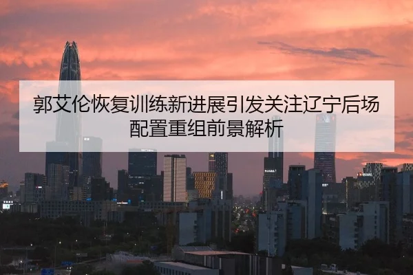 郭艾伦恢复训练新进展引发关注辽宁后场配置重组前景解析
